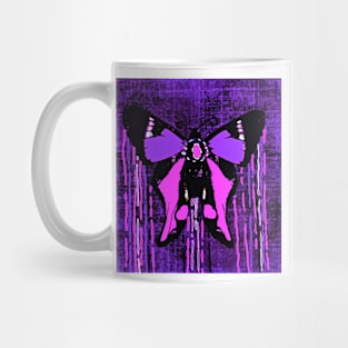 Butterfly Deep Purple and Pink Mug